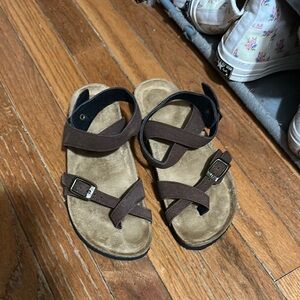 BUY 2 GET 2🔥 Tan and Brown Casual Sandals with Adjustable Straps
